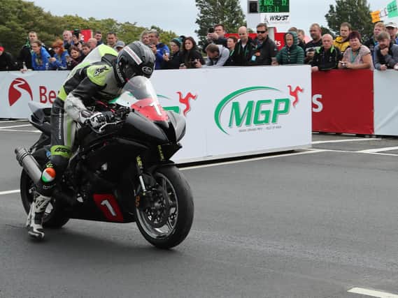 Thomas Maxwell won the Manx Grand Prix Newcomers 'A' on Tuesday.