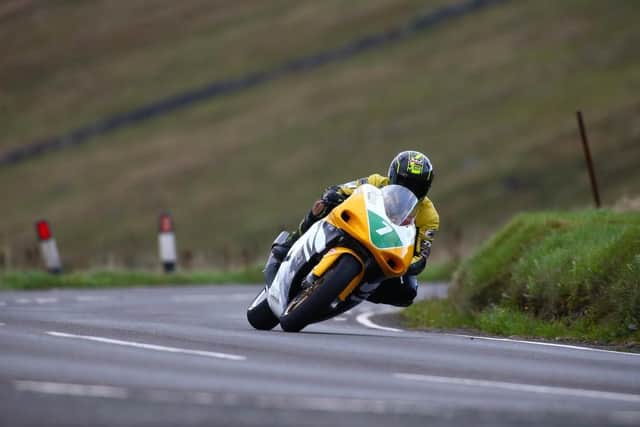 Manx rider Dan Sayle sustained head, chest and spinal injuries in a crash at the Classic TT.