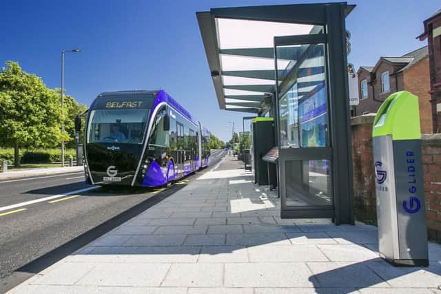 The new Glider bus will be launched officially on Monday, serving east and west Belfast and the Titanic Quarter