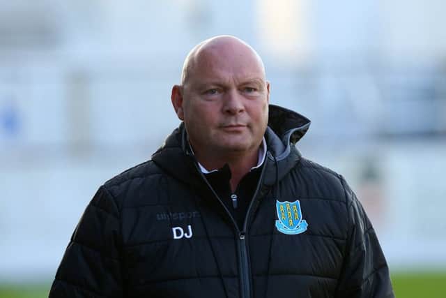 Ballymena United manager David Jeffrey. Pic by Pacemaker.