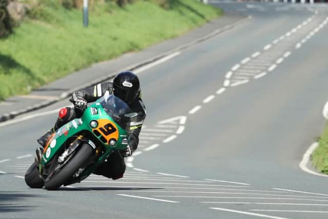 James Chawke took the spoils in the Junior Manx Grand Prix. Chawke is pictured here in the Lightweight race on a Paton. Picture: Dave Kneen.