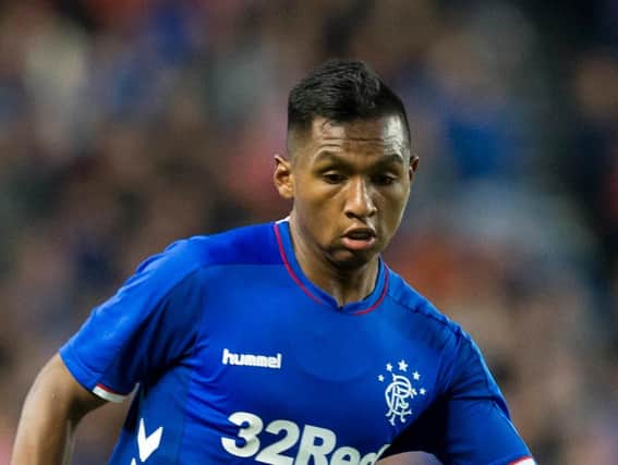 Alfredo Morelos was red-carded