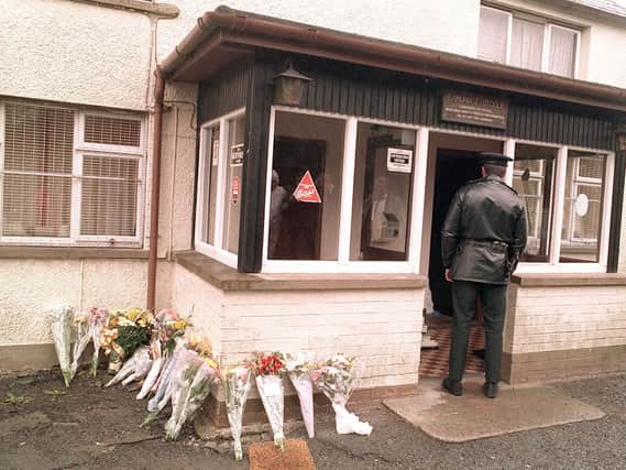 Six people were killed on June 18 1994 when loyalist gunmen burst into a bar in Loughinisland, Co Down, and opened fire on customers.