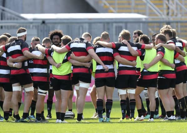 8

Ulster gather during Captain's Run ahead of the Ulster Rugby vs Scarlets opening PRO14 League fixture at kingspan Stadium