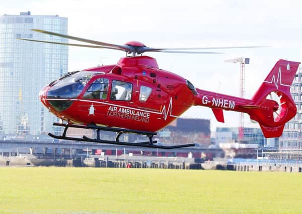 The air ambulance (archive pic)