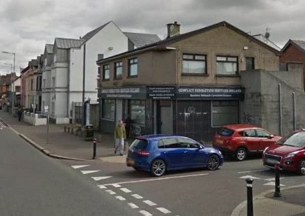 CRSI offices, Falls Road, Belfast. Image: Google