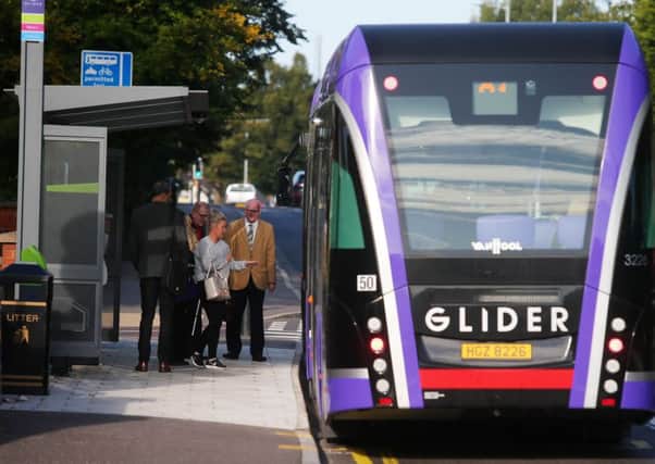 Press Eye - Belfast - Northern Ireland - 3rd September 2018

Belfast new glider buses go operational today with 12 hour bus lanes taking the new service across the city from east to west.  The new service makes its way along the Newtownards Road in east Belfast. 

Picture by Jonathan Porter/PressEye