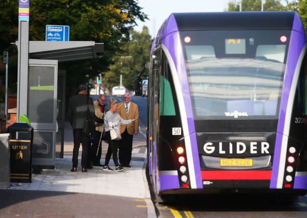 The Gliders are an improvement on the old bus service, with one major drawback: There is now much, much more standing