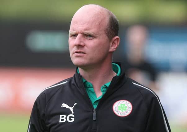 Cliftonville manager Barry Gray