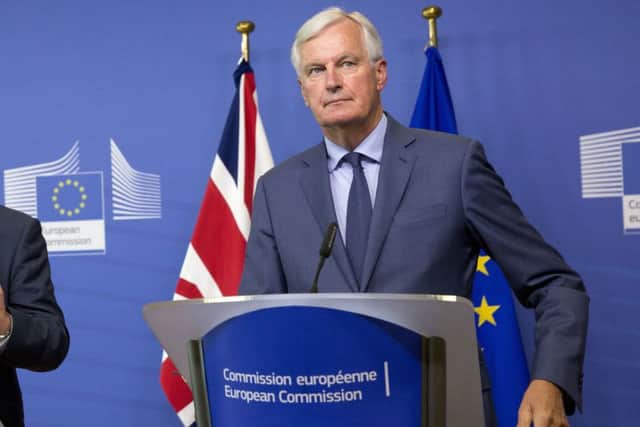 EU chief Brexit negotiator Michel Barnier. The other 26 Eu countries have so far shown impressive solidarity with Ireland(AP Photo/Virginia Mayo)
