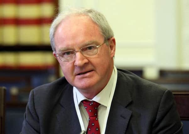 Northern Ireland's most senior judge Lord Chief Justice Sir Declan Morgan