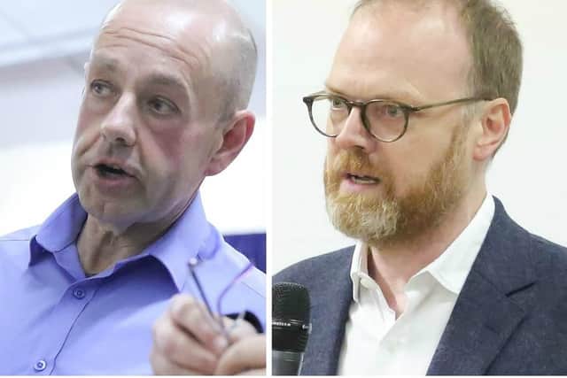 Barry McCaffrey and Trevor Birney