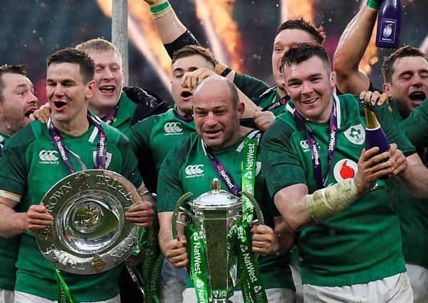 Ireland won the Grand Slam on St Patrick's Day with victory over England at Twickenham.