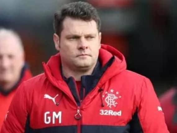 Ex-Rangers manager Graeme Murty