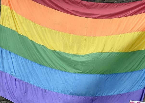 The Rainbow flag. The employers in their letter say: "We recognise the rights of our lesbian, gay, bisexual and/or transgender employees to be themselves"