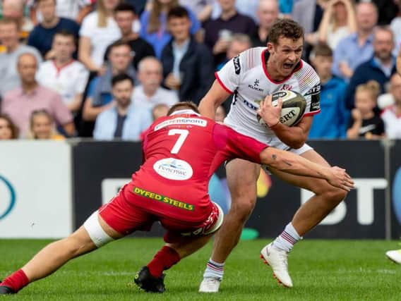 Ulster's Billy Burns on his debut against Scarlets