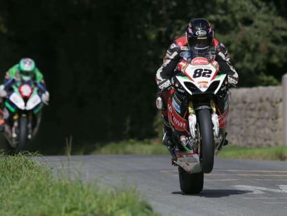 Derek Sheils won the Grand Final Superbike race at Killalane to complete a double.