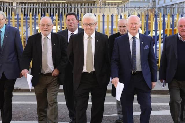 Picture of the "Hooded men" from earlier this year