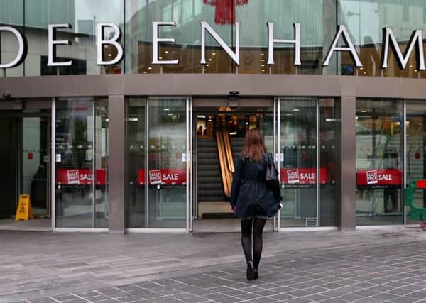 Sports Direct currently owns just under 30% of Debenhams