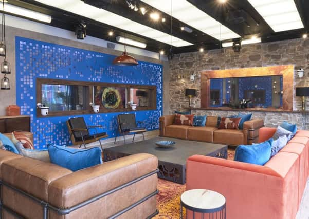 The lounge area of the Big Brother house