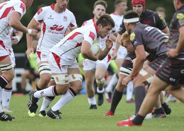 Matthew Agenw during Celtic Cup clash between Ulster A and Scarlets A