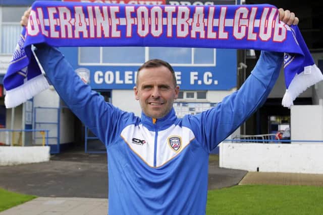 New Coleraine manager Rod McAreee