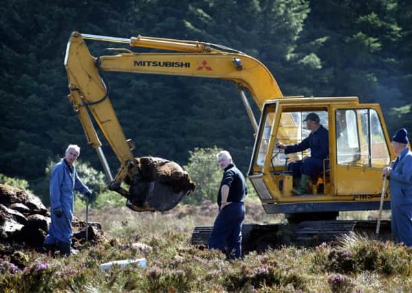 File photo dated 08/09/03 of a dig taking place in Co Monaghan as part of the search for the remains of Columba McVeigh