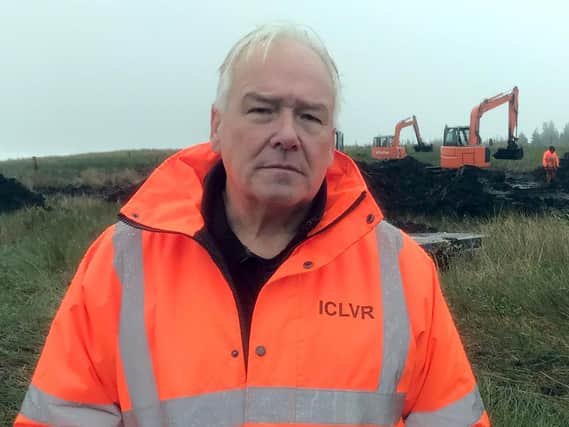 Jon Hill, senior investigator with the Independent Commission for the Location of Victims Remains at Bragan Bog, Co Monaghan where a news search has begun for the body of teenager Columba McVeigh, one of Northern Ireland's disappeared, who was murdered and secretly buried by the Provisional IRA over 40 years ago