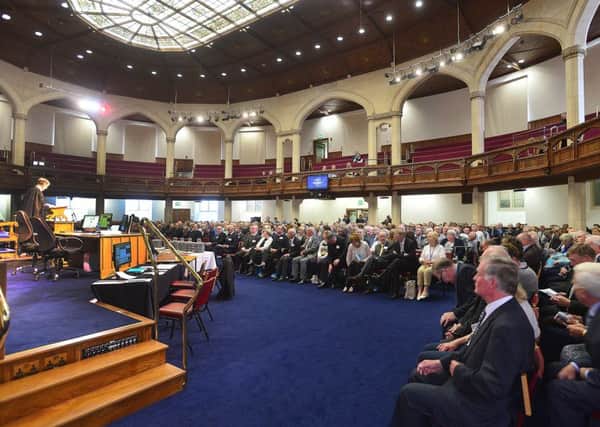 The General Assembly of the Presbyterian Church in Ireland is where the decision on same sex relations was taken.  Picture By: Arthur Allison: Pacemaker.