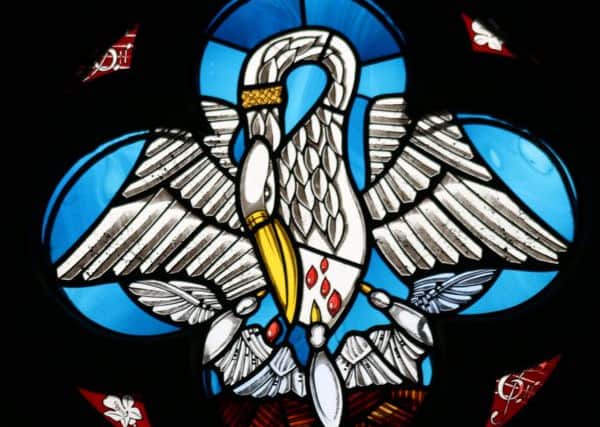 The Pelican window is one of the latest additions at St Columbanus Parish Church