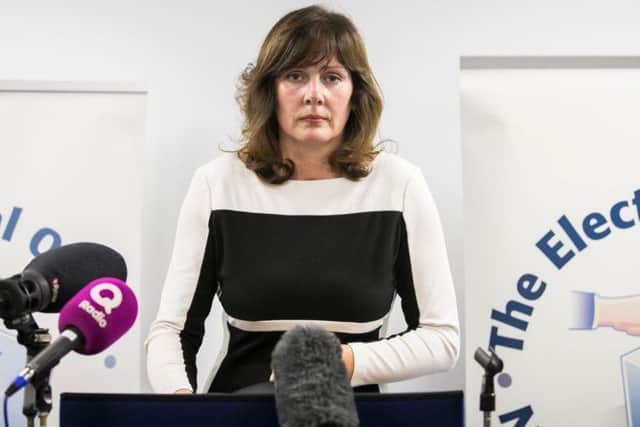 Chief Electoral Officer for Northern Ireland Virginia McVea announces that the recall petition has not passed the threshold to trigger a by-election for MP Ian Paisley's North Antrim seat.