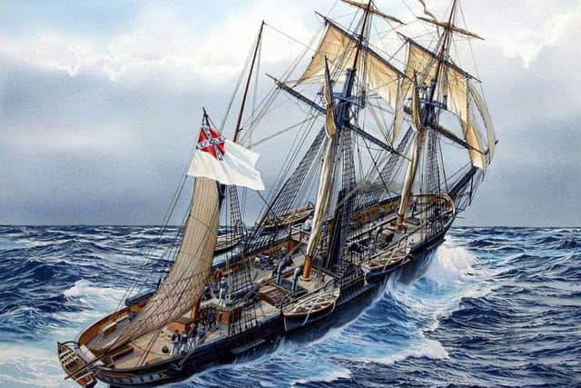 The Confederate Flag flies proudly on the CSS Alabama