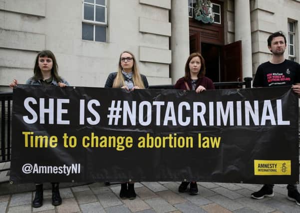 The survey was conducted by Ulster University and commissioned by five trade unions as well as pro-abortion campaigners. Photo: Brian Lawless/PA Wire