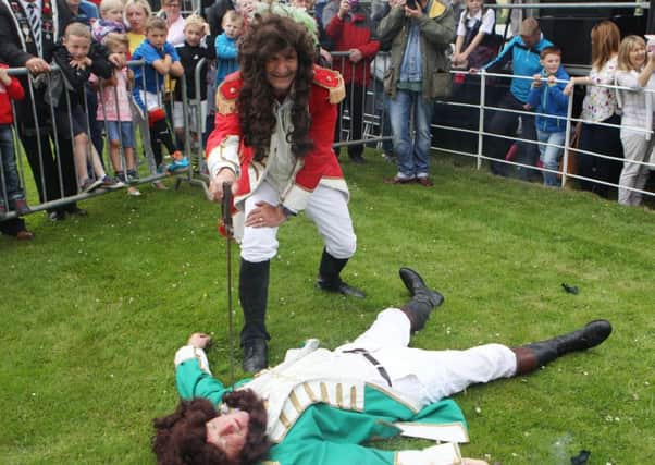The Battle of the Boyne is depicted every year at the Sham Fight in Scarva on July 13