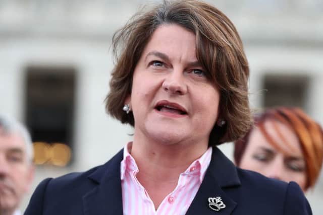 DUP leader Arlene Foster is giving evidence today. Photo: Liam McBurney/PA Wire