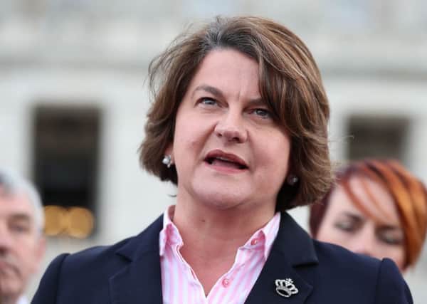 DUP leader Arlene Foster is giving evidence today. Photo: Liam McBurney/PA Wire