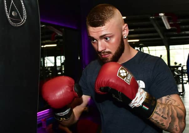 Belfast professional boxer Lewis Crocker was paid compensation by the Ulster Boxing Council after claiming religious discrimination