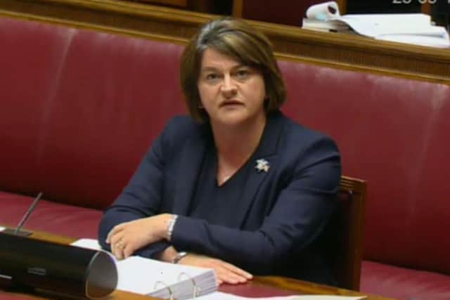 Arlene Foster giving evidence at RHI inquiry
