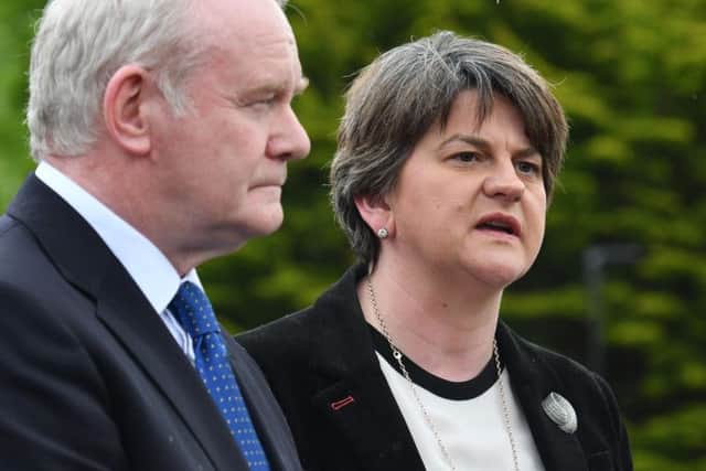 Arlene Foster said Martin McGuinness was aware of an RHI whistle-blower