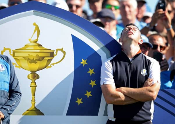 Team Europe's Rory McIlroy during preview day three of the Ryder Cup at Le Golf National, Saint-Quentin-en-Yvelines, Paris.