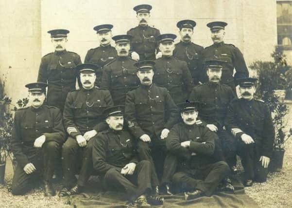 A group of RIC men pictured during the First World War/Irish rebellion era