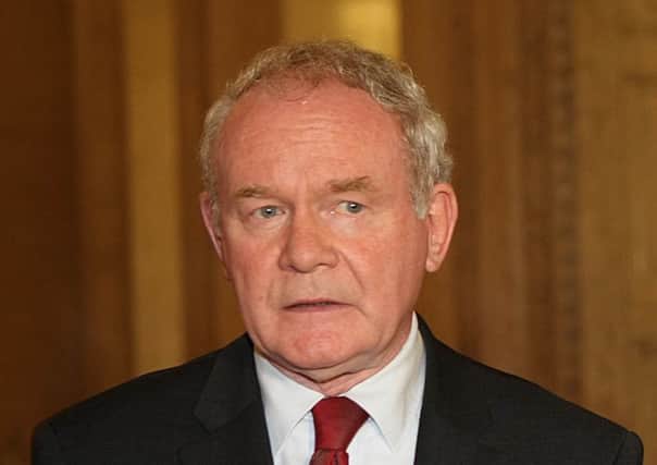 The late Deputy First Minister Martin McGuinness. 
Picture By: Arthur Allison/Pacemaker Press