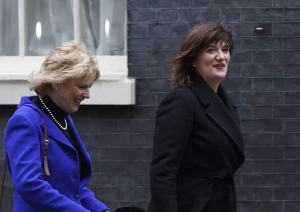 Anna Soubry (left) and Nicky Morgan will be in Belfast today