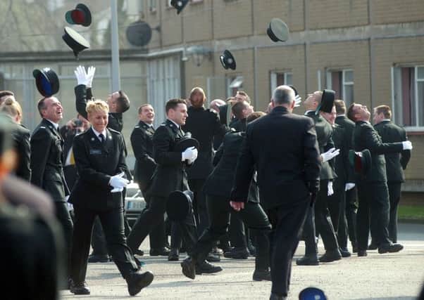 New recruits to the Police Service of Northern Ireland. Picture: Stephen Davison/Pacemaker