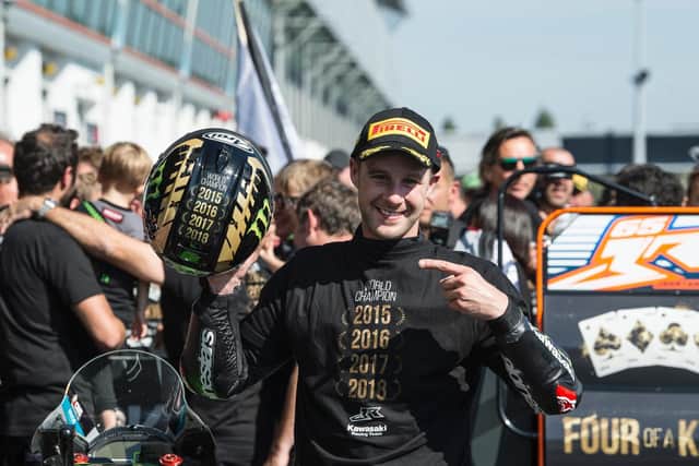 Jonathan Rea won the World Superbike title for the fourth consecutive year at Magny-Cours in France.