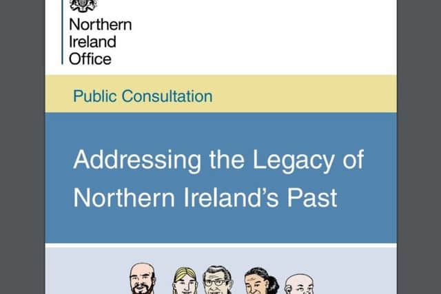 The UUP said the proposals will not give a clear unbiased historical narrative to aid reconciliation