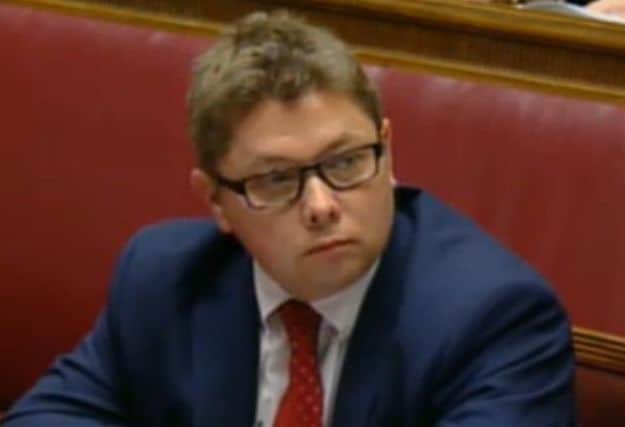 Timothy Johnston giving evidence to the RHI Inquiry on Thursday