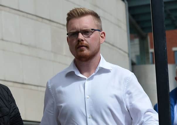 Kyle Black leaves court in Belfast in June after the man charged in connection with the murder of his father was acquitted