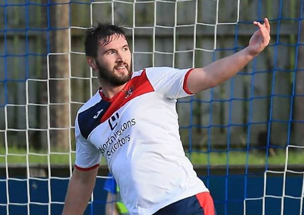 Ards' Michael McLellan. Pic by Pacemaker.