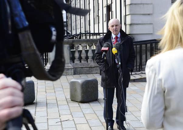Michael Wardlow of the Equality Commission outside an earlier Ashers case hearing in Belfast